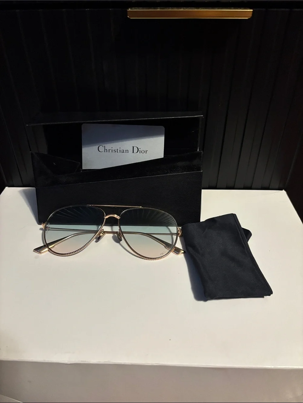 Women’s Dior Gold Frame Sunglasses (DDBJP 145)